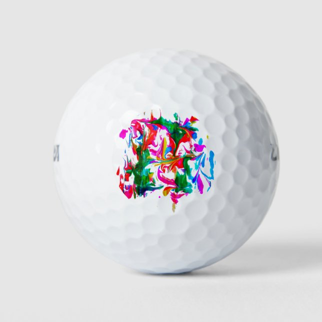 Pelotas De Golf Colores locos (Anverso)