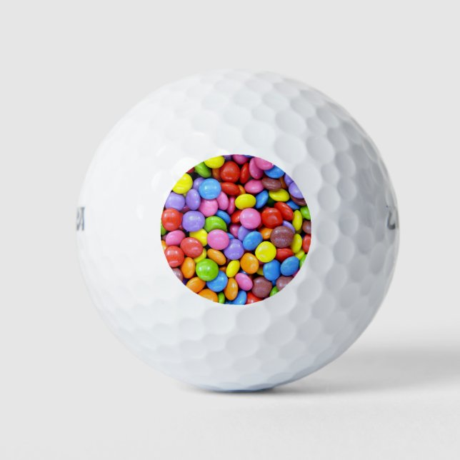 Pelotas De Golf Colorido Candy (Anverso)