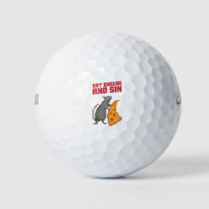 Pelotas De Golf Coma Queso Y Sin