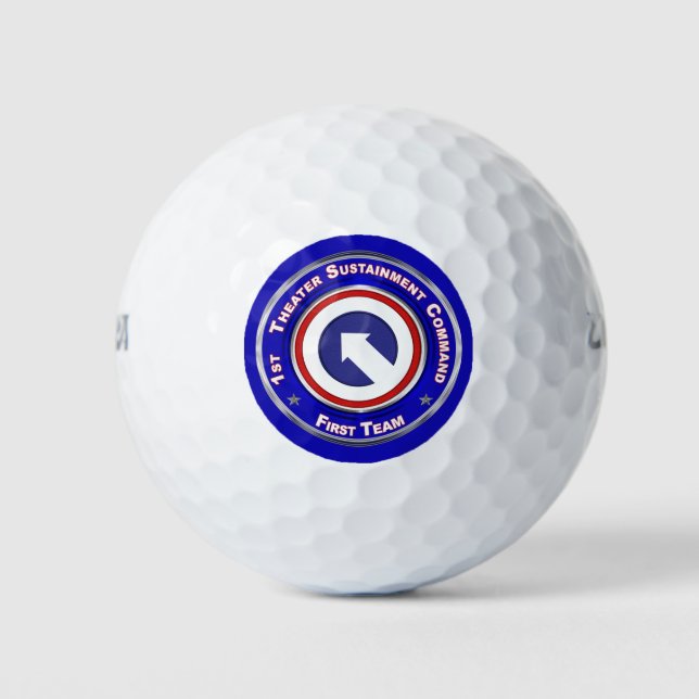 Pelotas De Golf Comando de Sostenimiento del 1er Teatro  (Anverso)