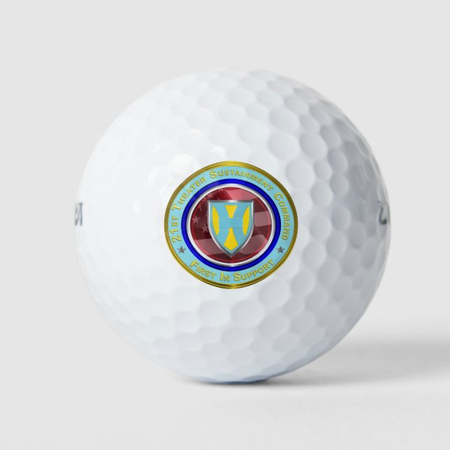Pelotas De Golf Comando de Sostenimiento del Teatro 21 (Anverso)