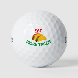 Pelotas De Golf Comer más tacos