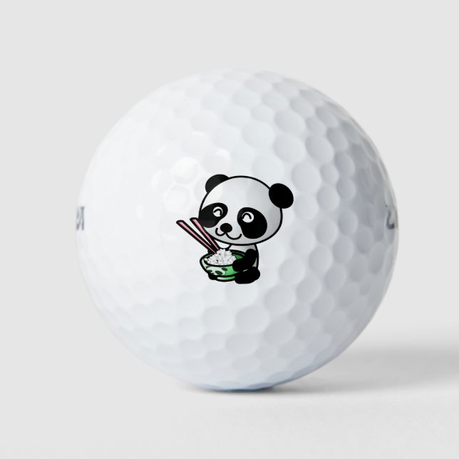 Pelotas De Golf Comer panda (Anverso)
