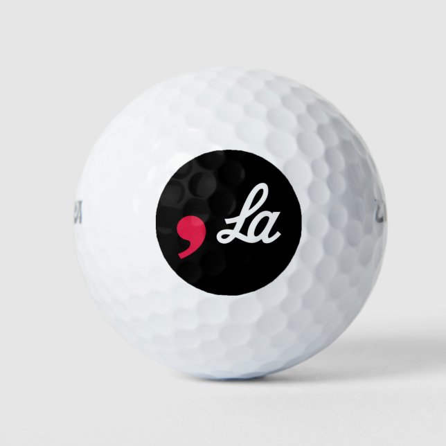 Pelotas De Golf Comma La Funny Puntuación Kamala Harris (Anverso)