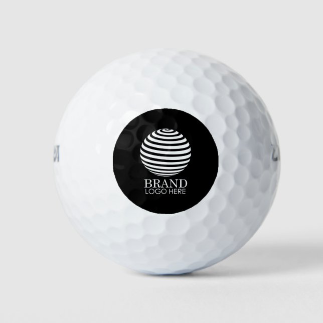 Pelotas De Golf Compañía de logotipos comerciales para Personaliza (Anverso)