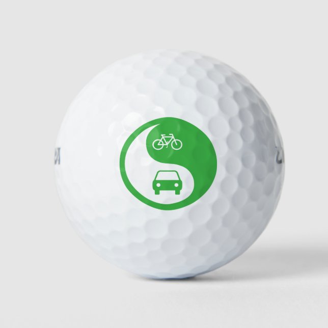 Pelotas De Golf Compartir el camino Yin Yang (Anverso)