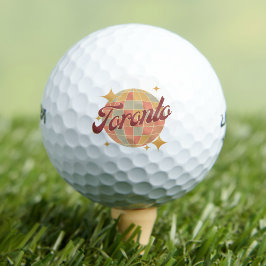Pelotas De Golf Complejo de golf Toronto City Canada Retro
