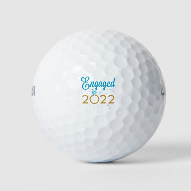 Pelotas De Golf Compromiso de las parejas de 2022 (Anverso)