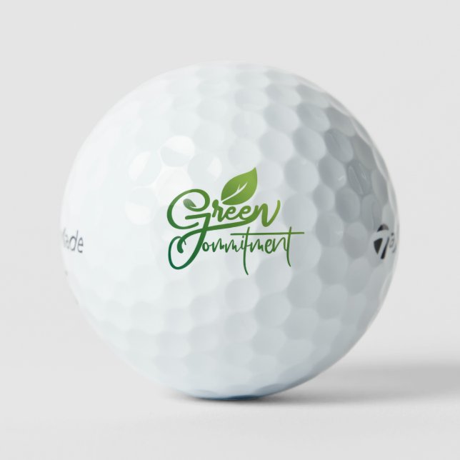 Pelotas De Golf Compromiso Verde (Anverso)