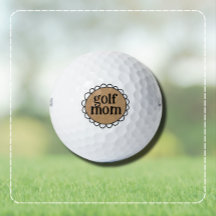 Pelotas de golf con borde escalopado personalizada