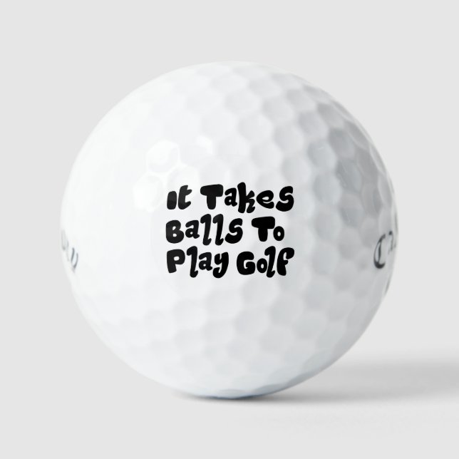 Pelotas de Golf con Chistes Divertidos - Personali (Anverso)