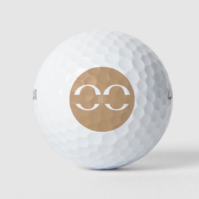 Pelotas de Golf con Diseño Personalizado de Logoti (Anverso)