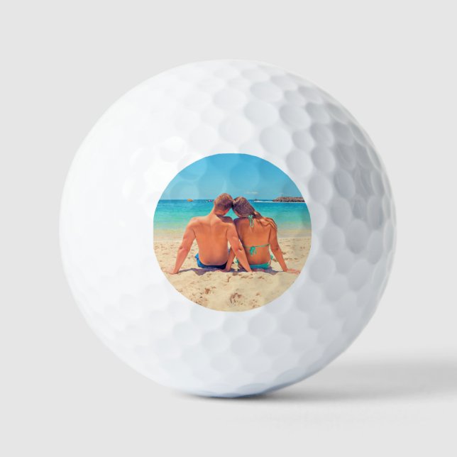 Pelotas de Golf con Foto Personalizada Regala Dise (Anverso)