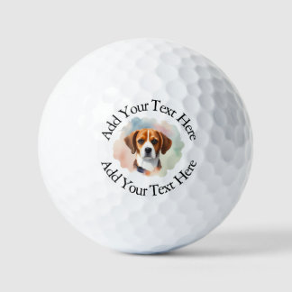 Pelotas de golf con foto personalizada y texto per