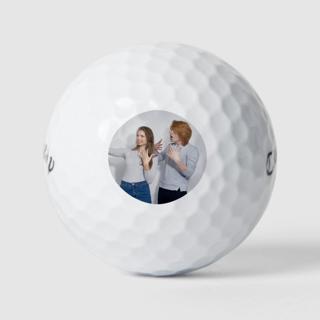 Pelotas de Golf con Foto Profesional Simple (Anverso)