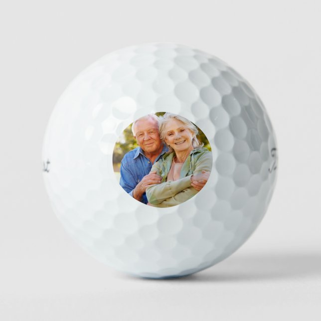 Pelotas de Golf con Foto Profesional Simple (Anverso)