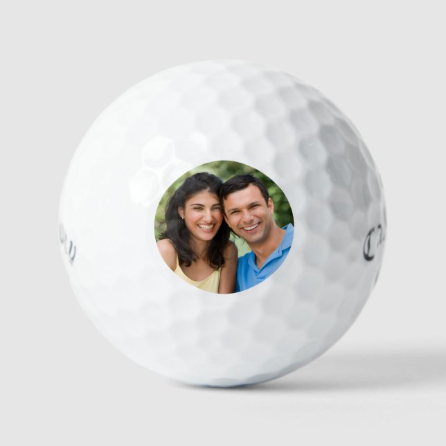 Pelotas de Golf con Foto Profesional Simple (Anverso)