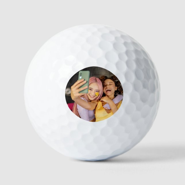 Pelotas de Golf con Foto Profesional Simple (Anverso)