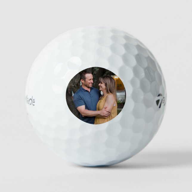 Pelotas de Golf con Foto Simple Mínima (Anverso)