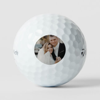 Pelotas de Golf con Foto Simple Minimalista