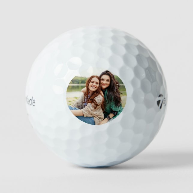 Pelotas de Golf con Fotos Simples Personalizadas (Anverso)