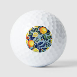 Pelotas de Golf con Impresión de Limón en Acuarela