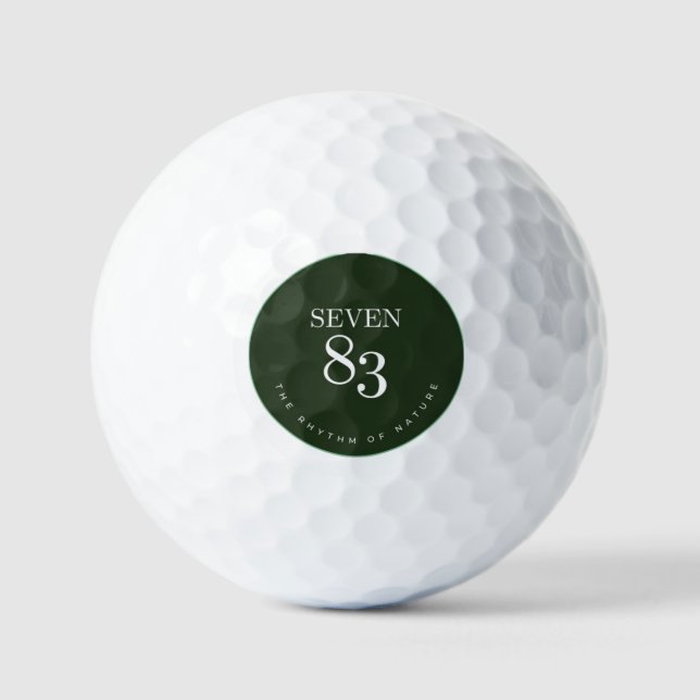 Pelotas de Golf con Logo Seven83 Signature (Anverso)