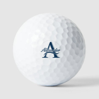 Pelotas de Golf con Monograma Personalizado con Al