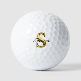 Pelotas de Golf con Monograma Personalizado | Nomb