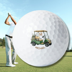 Pelotas de Golf con Nombre y Monograma para Clubes