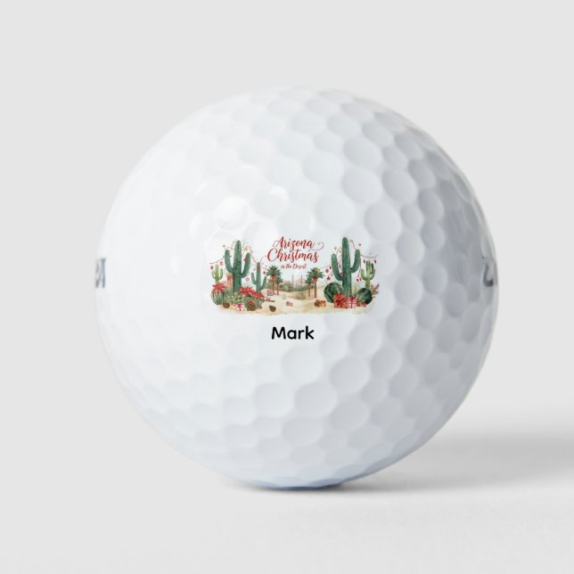 Pelotas De Golf con tema de Arizona (Anverso)