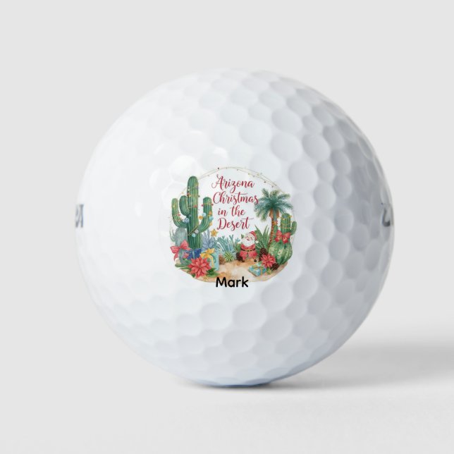 Pelotas De Golf con tema de Arizona (Anverso)