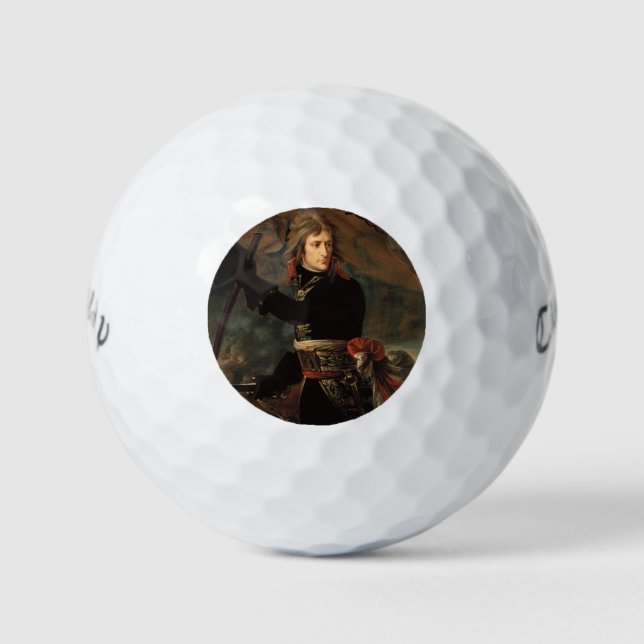 Pelotas De Golf Concentración de Napoleón Bonaparte en la batalla  (Anverso)