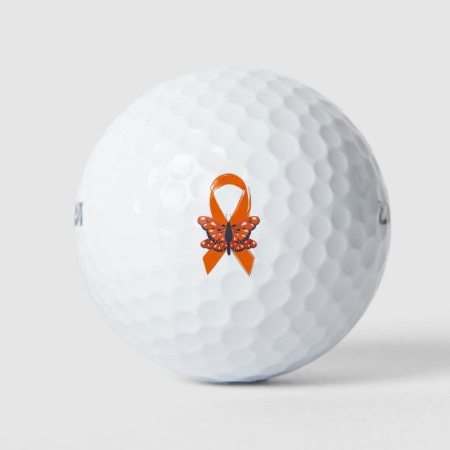 Pelotas De Golf Conciencia sobre el cáncer de leucemia (Anverso)