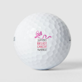 Pelotas De Golf Conciencia sobre el cáncer de mama
