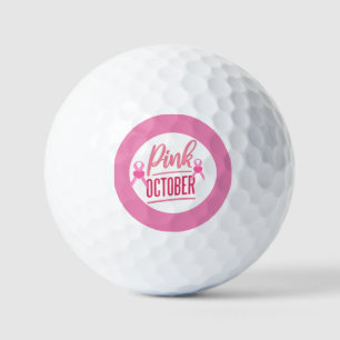 Pelotas De Golf Conciencia sobre el cáncer de mama con el tema Cin