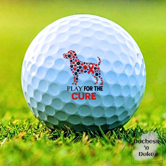 Pelotas De Golf Conciencia sobre el Cáncer en Mascotas Hemangiosar