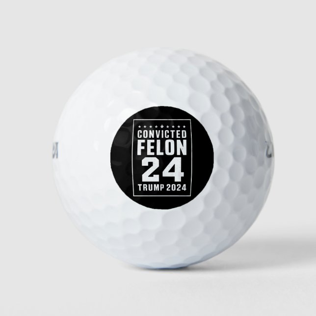 Pelotas De Golf Condenado Felon 4 de Julio de 2024 (Anverso)
