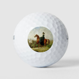 Pelotas De Golf Condesa a caballo (caballo marrón elegante)