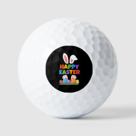 Pelotas De Golf Conejo feliz de Pascua