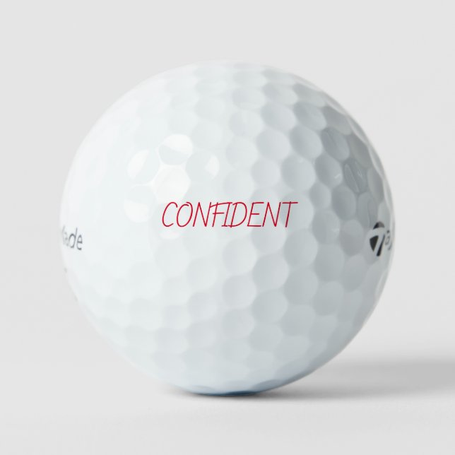 PELOTAS DE GOLF CONFIANZA (Anverso)