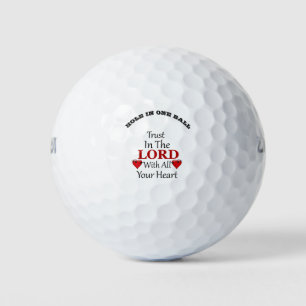 Pelotas De Golf Confiar en el Señor con todos sus Proverbios del C