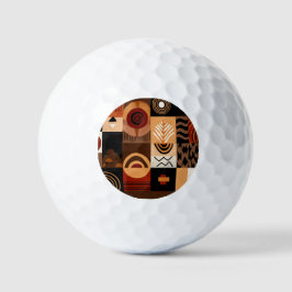 Pelotas De Golf Congolese motifs background grid