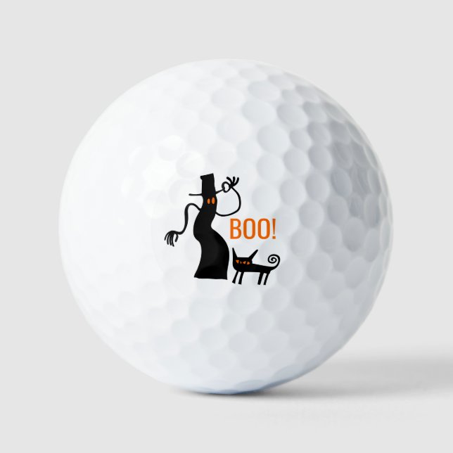 Pelotas De Golf Consejo para el Gorra Halloween Ghost Golf Ball (Anverso)
