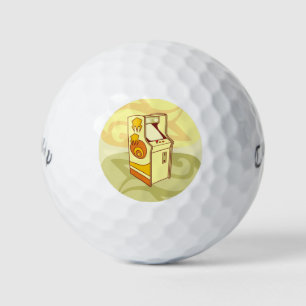 Pelotas De Golf Consola de juegos de arcade de carteles