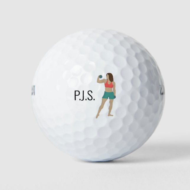 Pelotas De Golf Construcción de cuerpos (Anverso)