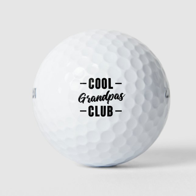 Pelotas De Golf Cool Grandpas Club (Anverso)