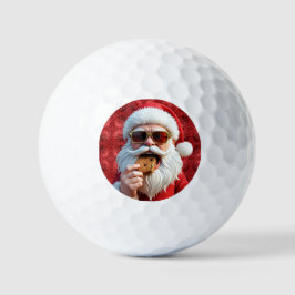 Pelotas De Golf Cool Santa Claus