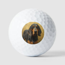Coonhound negro y fuego