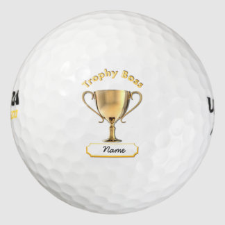 Pelotas De Golf Copa de Trofeo para un Jefe de Trofeo en una pelot
